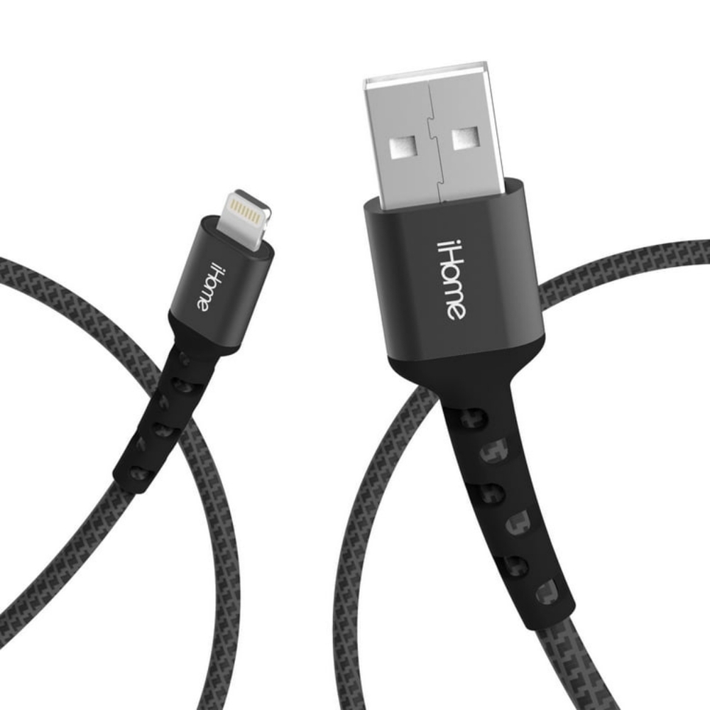 iHome 10ft. USB TO Lightning Cable/Strain Defense